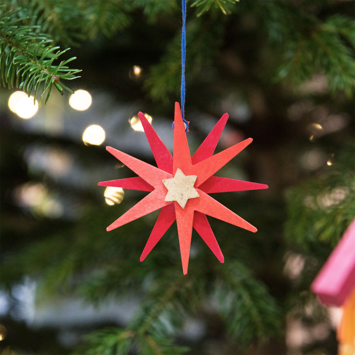 Moravian Star - Red - Christmas tree decoration